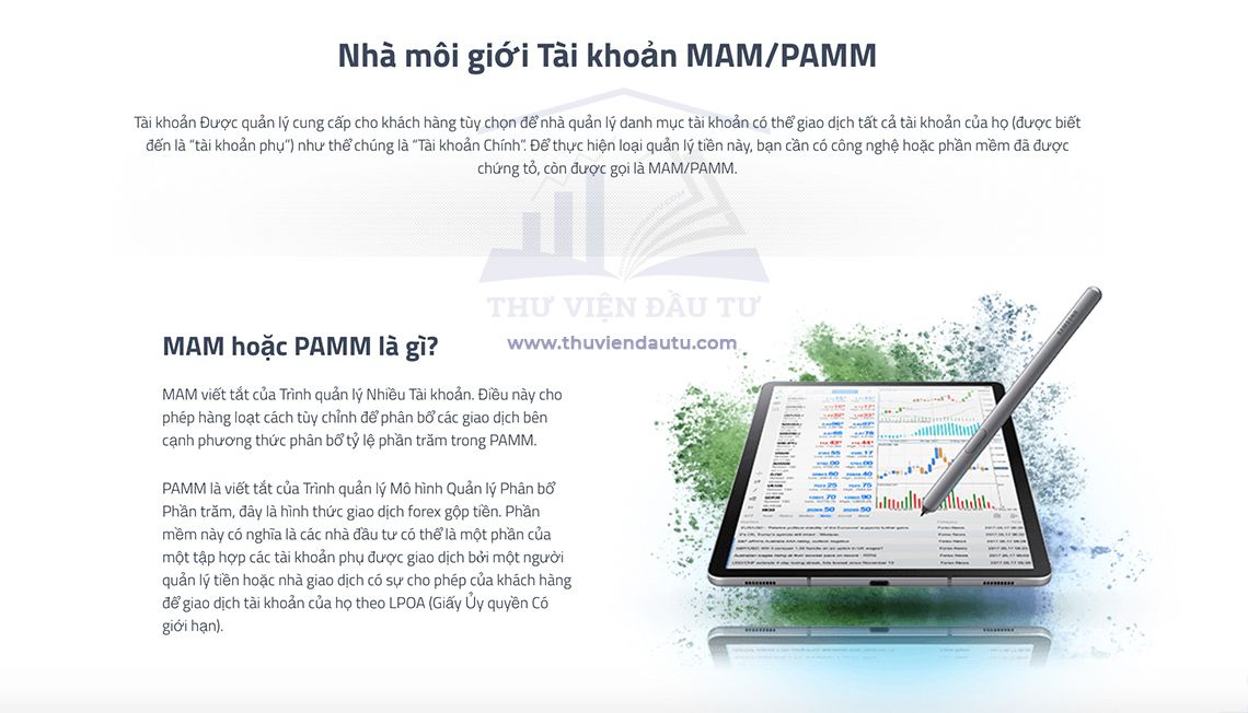 Tài khoản MAM/PAMM của sàn FP Markets
